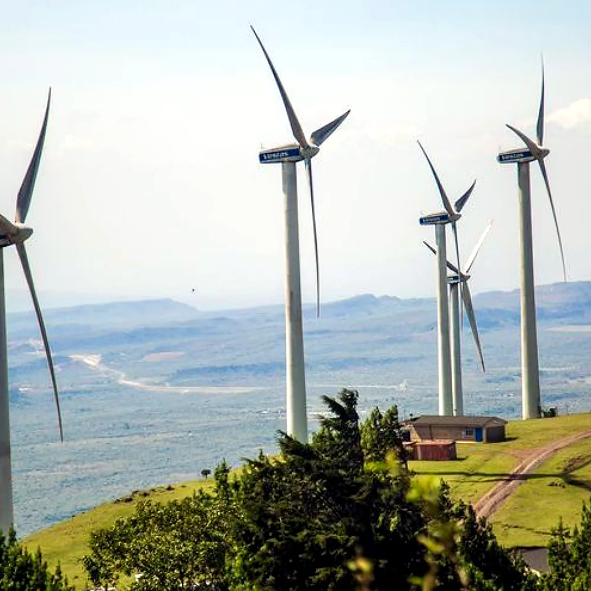 Wind turbines at Ngong Wind Power Station